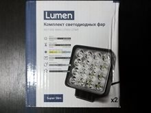 Фары на кабину 2шт комплект ФПГ-100/307/318 LED LUMEN (48W-3600 люмен) MLP-SSE48WS-2418F